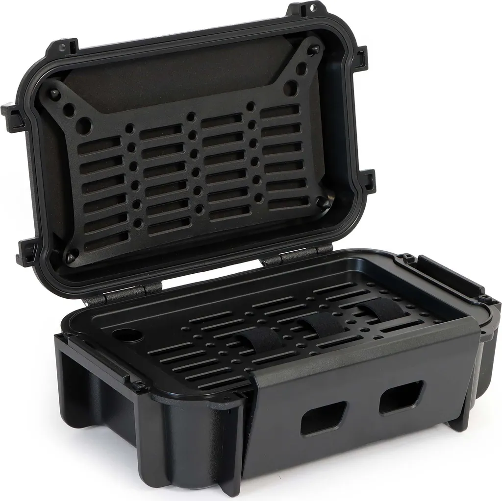 Wiltec Mallette de Transport Universelle en ABS Noir IP67 28x18x10 cm
