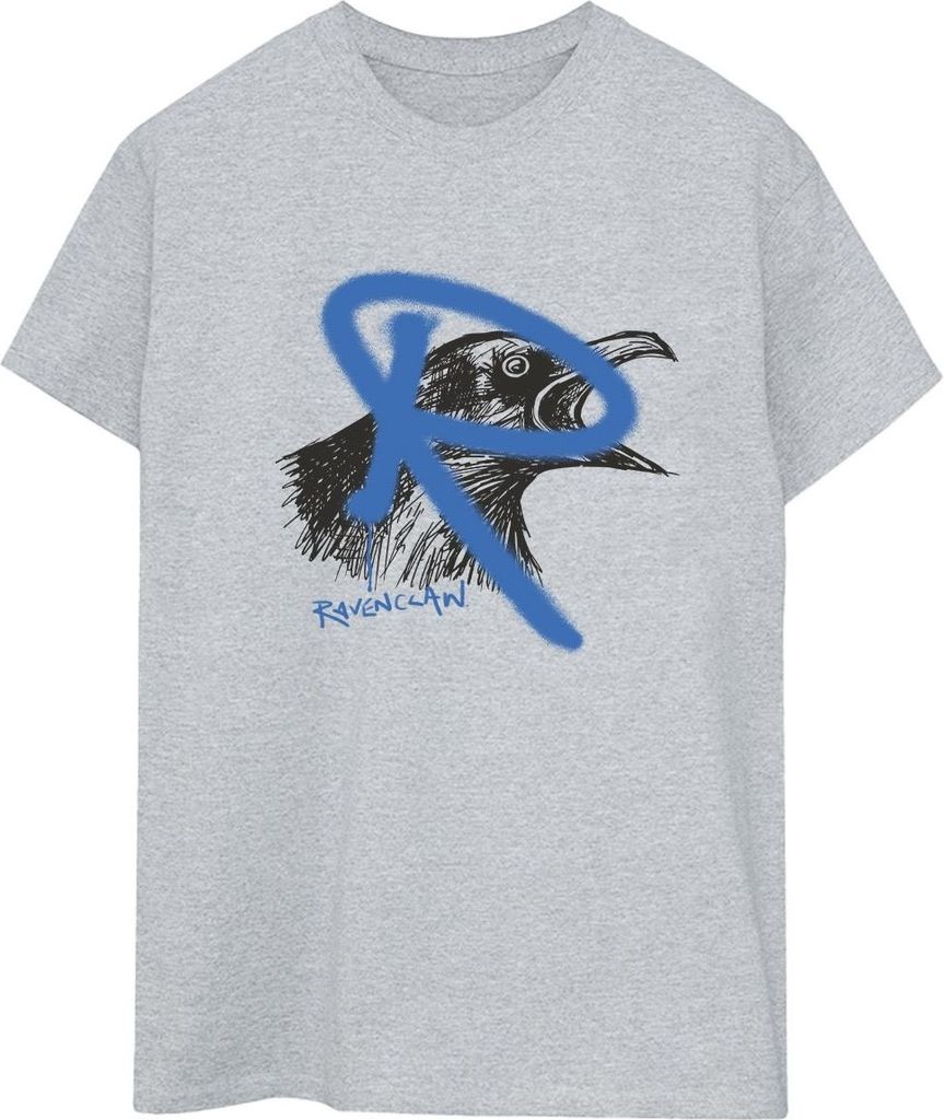 Harry Potter - "Ravenclaw" T-Shirt für Damen BI28174 (XXL) (Grau)