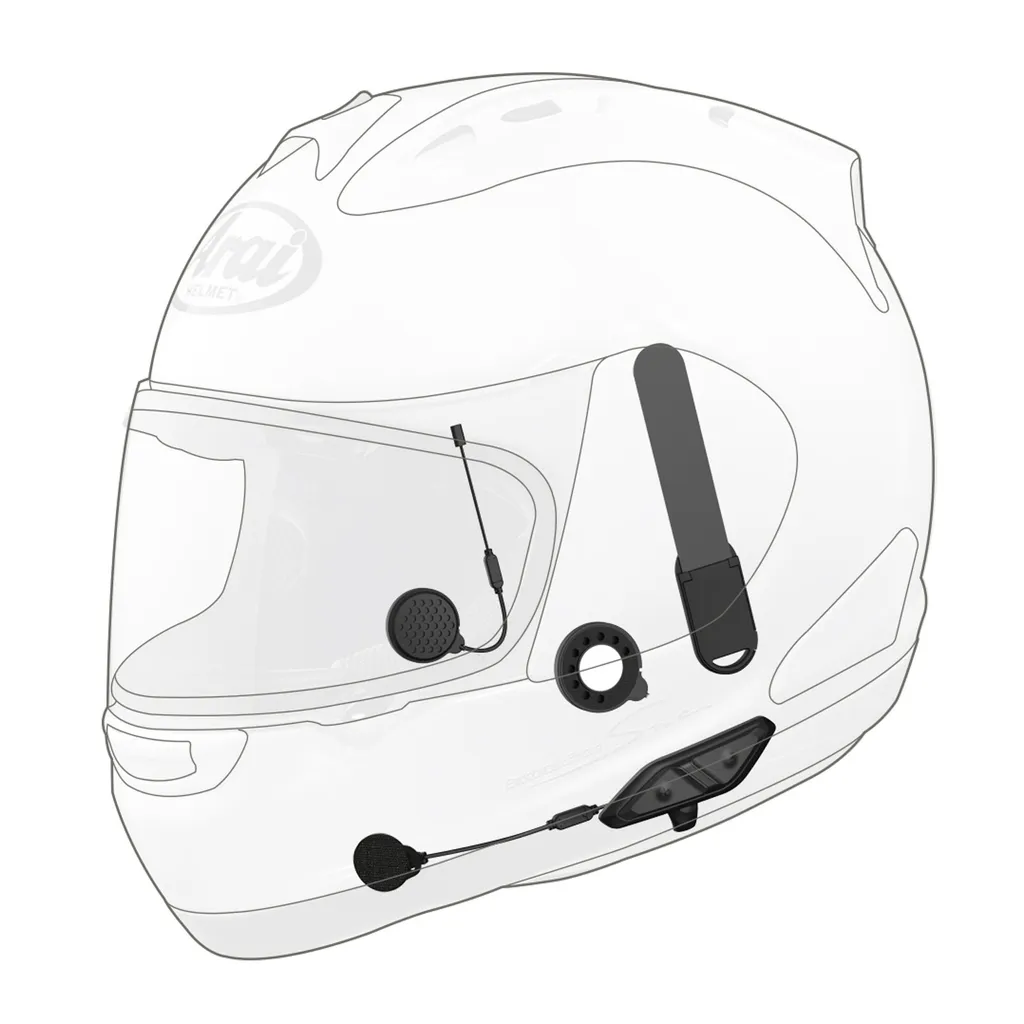 Intercom Bluetooth moto Sena 10U avec télécommande de guidon incluse