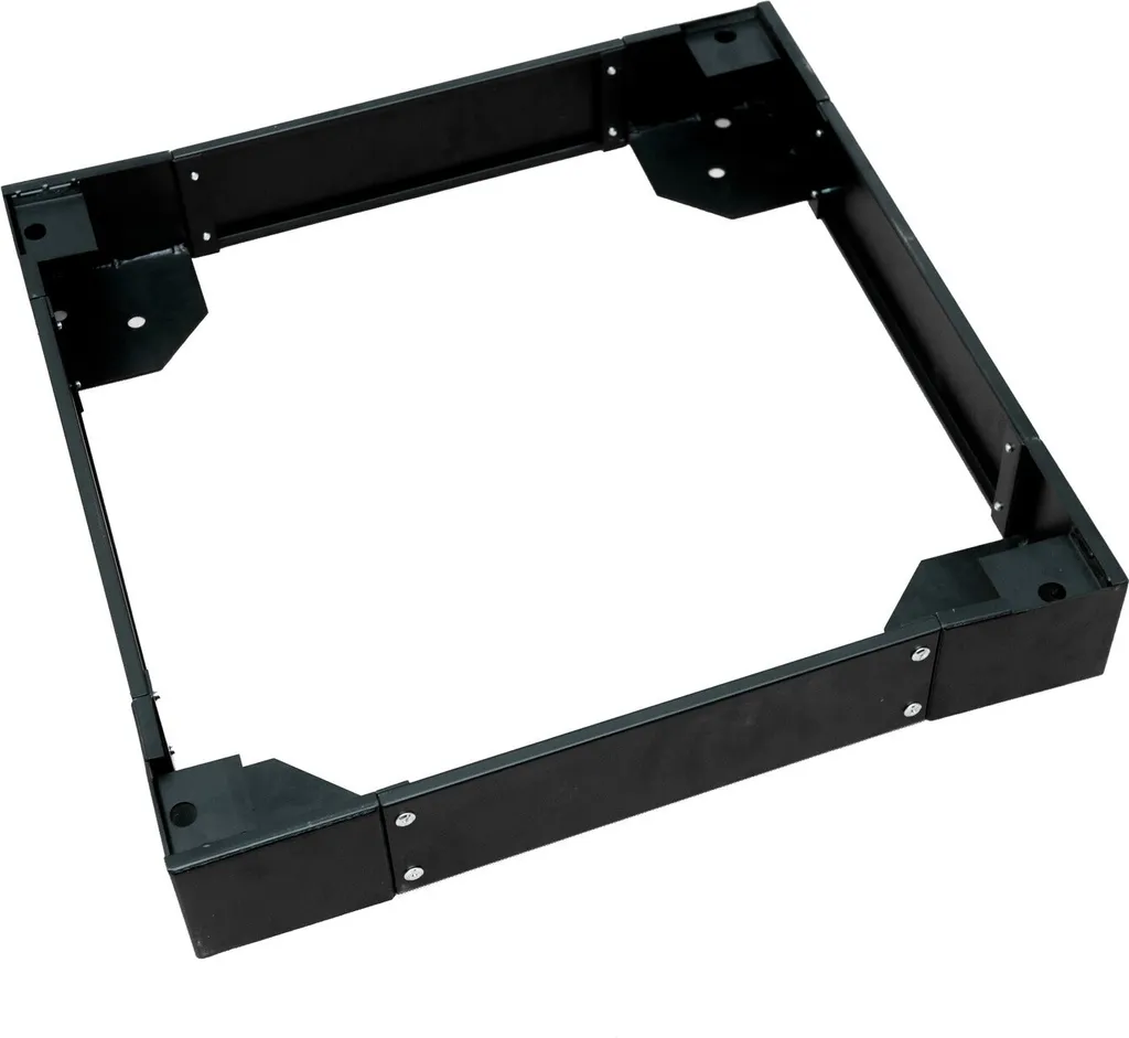 Extralink Socle 600x1000 Noir - Socle de Sol pour Armoire Réseau Rack