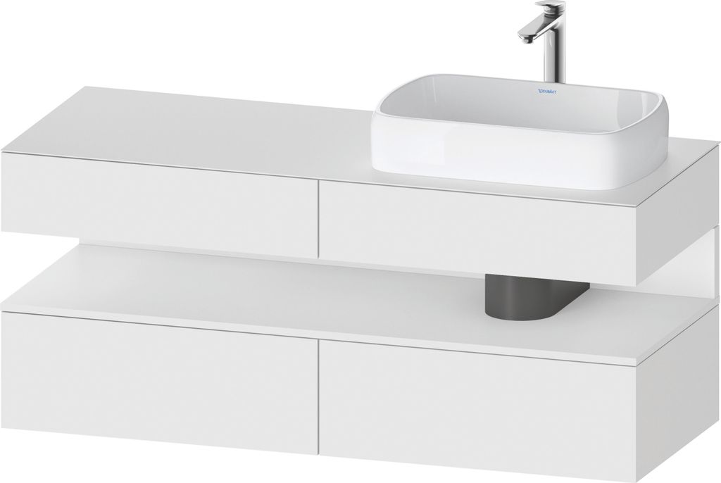 DURAVIT QA4766018180010 QTG KWTU WH Ek. 1400x550x600 Wß Mt. H