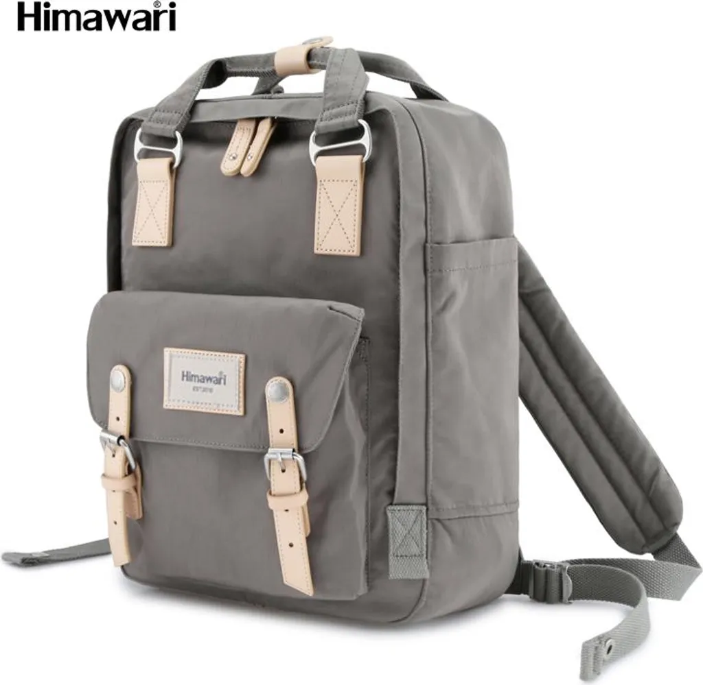 Himawari 188L Sac à Dos Ordinateur 14 Pouces Gris - Modèle Classique