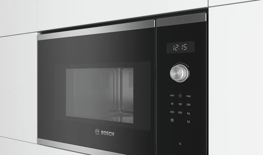 Micro-ondes de Cuisine Intégrée Bosch BFL524MS0 Idéal pour Décongeler 20L