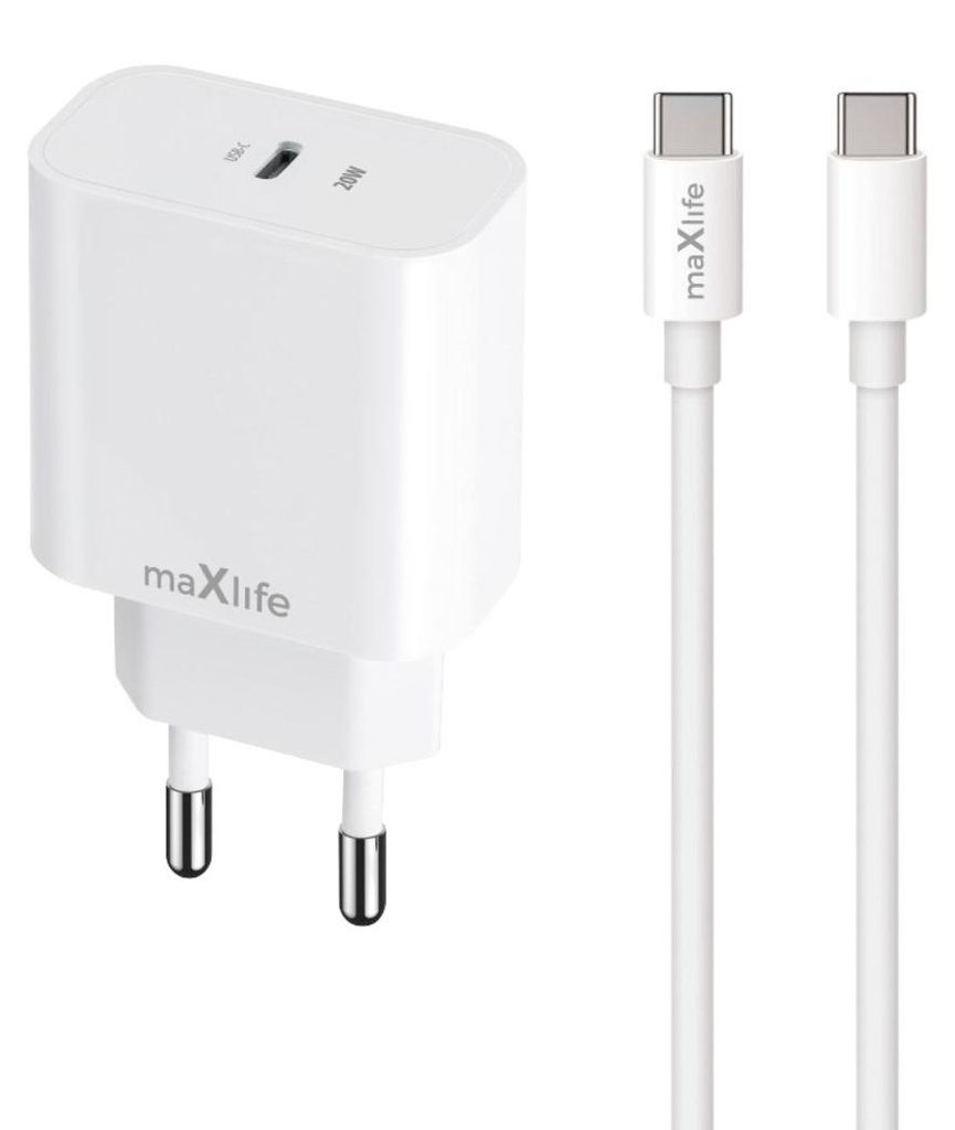 Nástenná nabíjačka Maxlife PD QC MXTC-06 1x USB-C 20 W, Obrázok produktu 