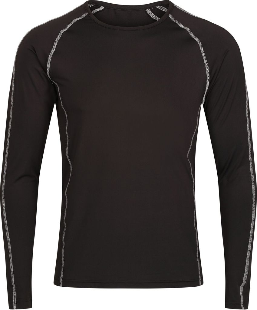 Regatta Professional - Base Layer Oberteil für Herren Langärmlig RG9136 (M) (Schwarz)