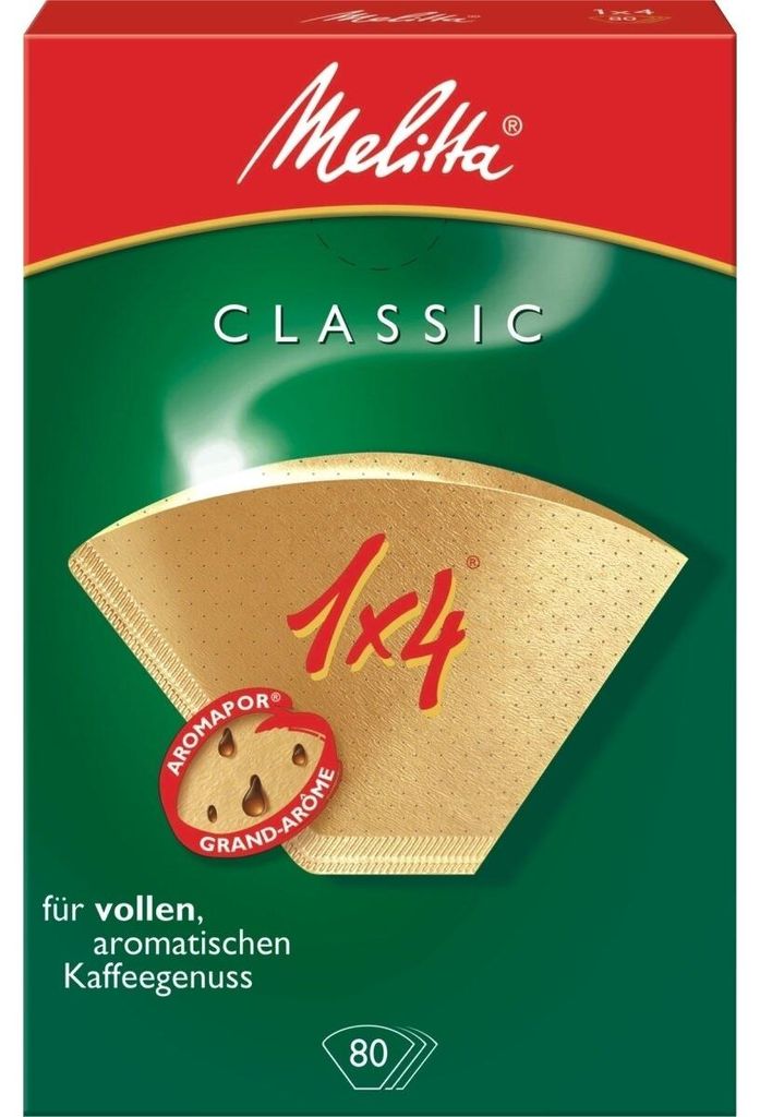 Melitta Aroma-Filtertüten 1x4, Haushaltswarenfilter, Braun Produktbild 