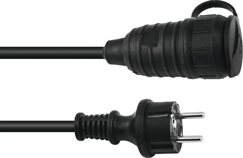 Rallonge 5m robuste Eurolite 3x1,5mm² avec terre pour usage intensif
