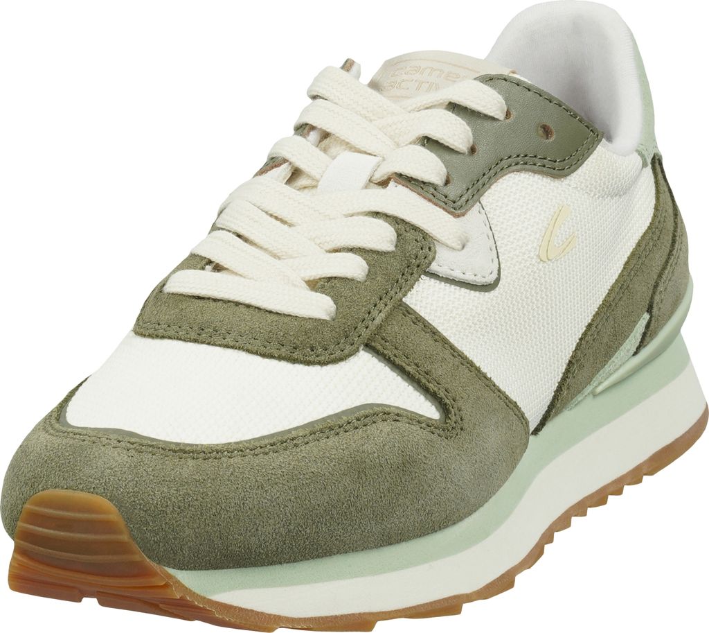 Camel Active Fog - Olive / Weiß Synthetik/Leder Größe: 36 Normal