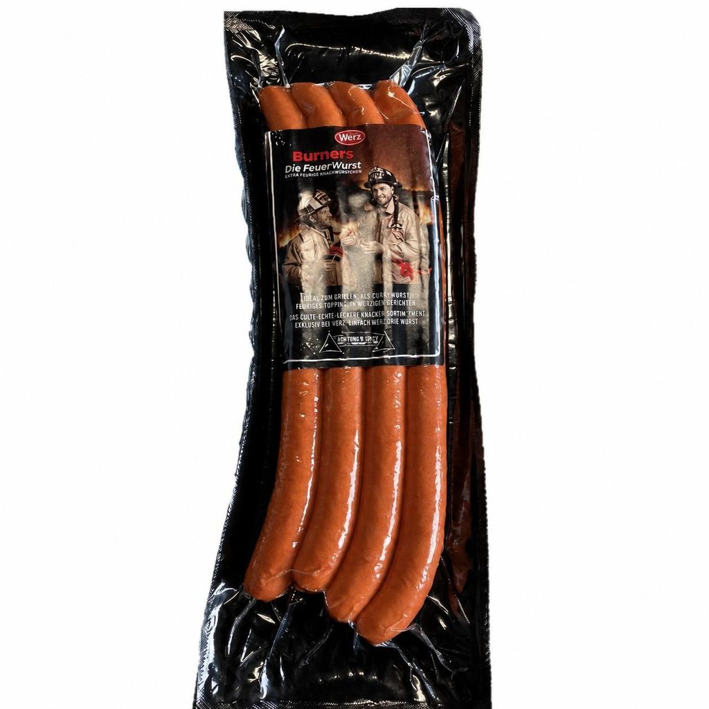 Werz - "Burners - die Feuerwurst", nach Art einer scharfen Produktbild 