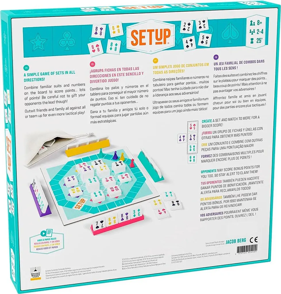 Jeu de Société de Rapidité Asmodee ESSET1 idéal pour la Famille