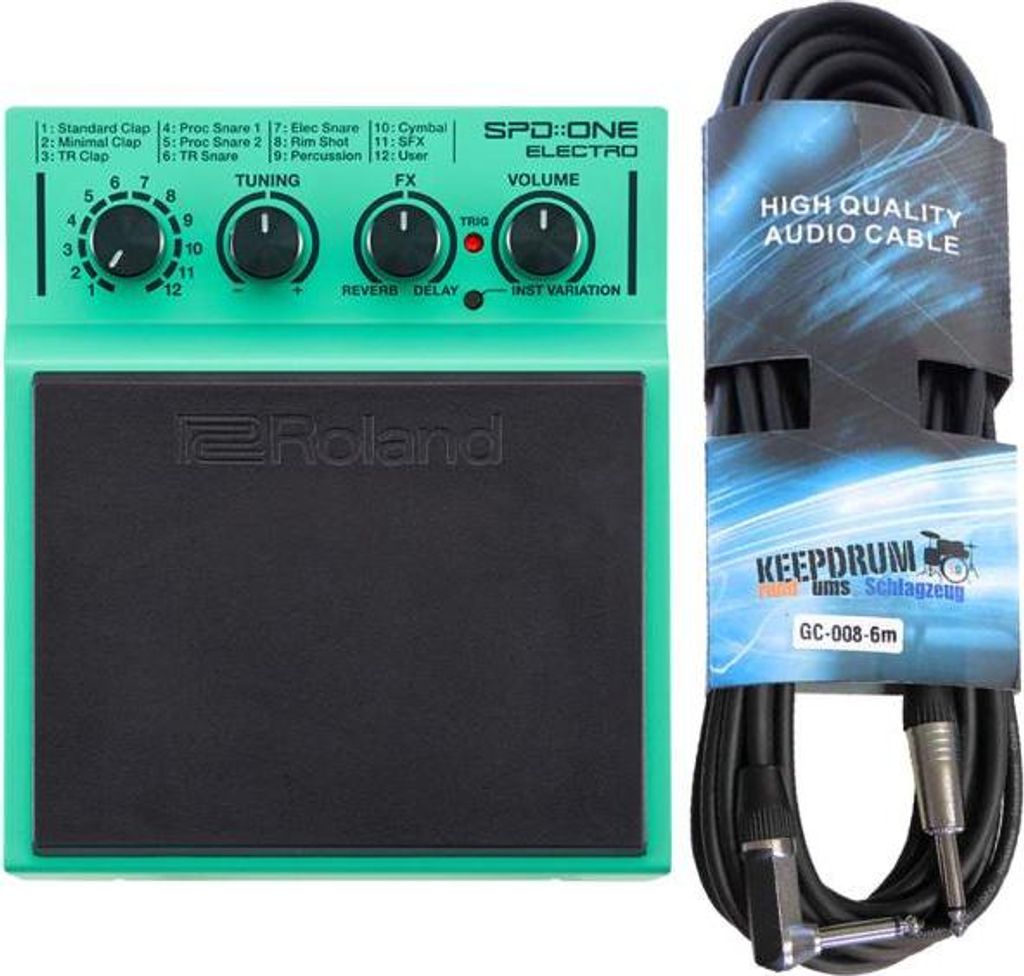 Roland SPD One Electro Percussion Pad mit Kabel