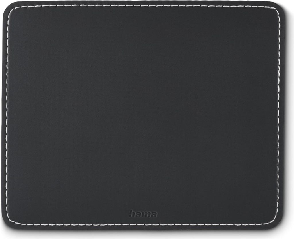 Hama Mauspad Lederoptik, Schwarz