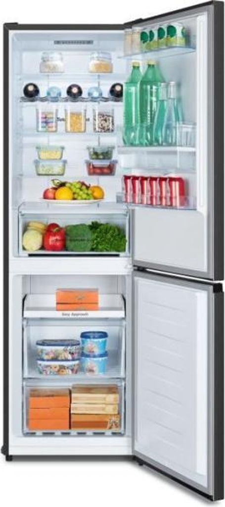 Hisense RB390N4WBE, 304 l, NoFrost-Funktion (Kühleinheit), SN-T, 6 kg/24h, E, Schwarz