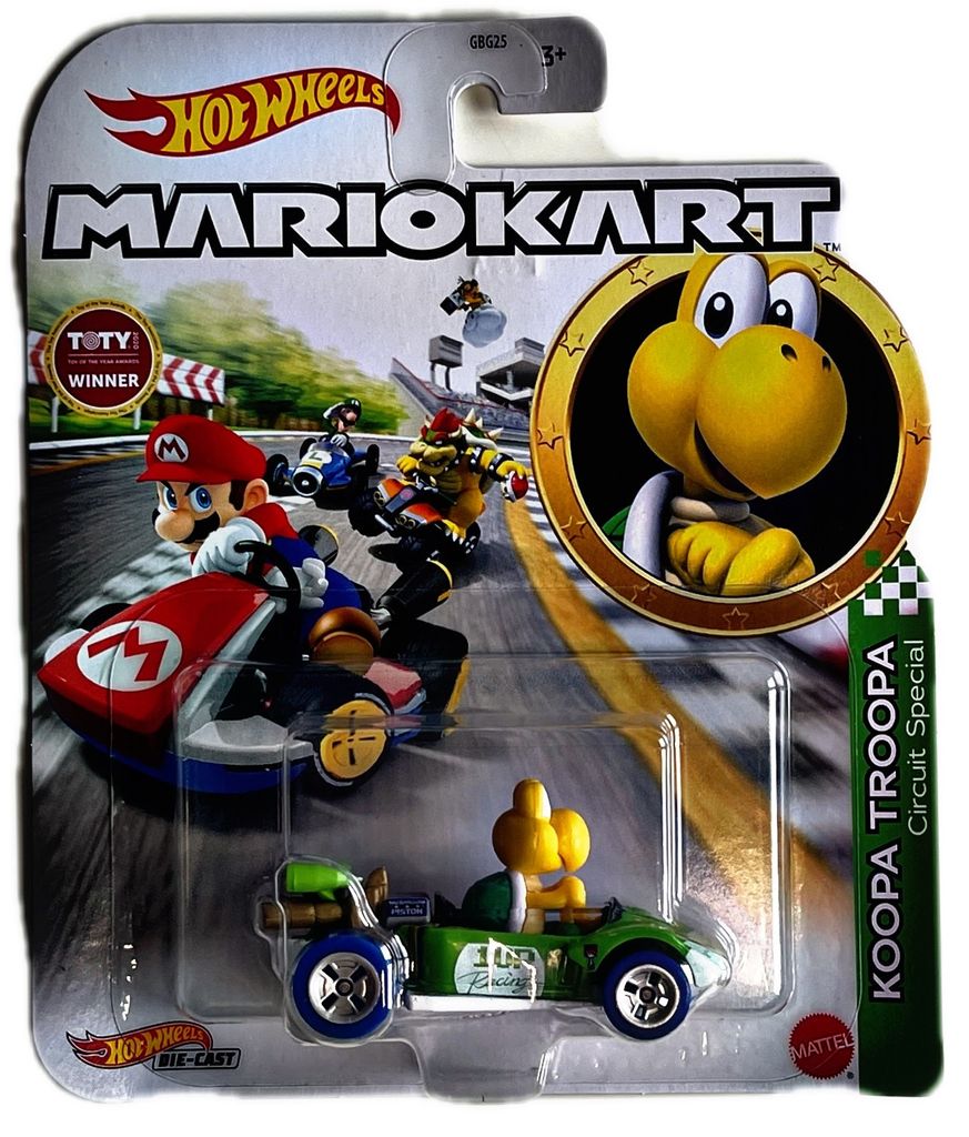 Hot Wheels Mario Kart KOOPA TROOPA/ CIRCUIT SPECIAL Produktbild 
