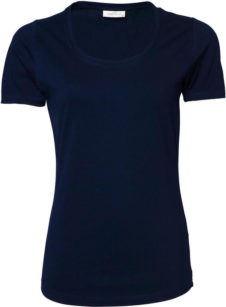 Tee Jays 450 | Ladies Stretch Damen T-Shirt - Farbe: Navy - Größe: M