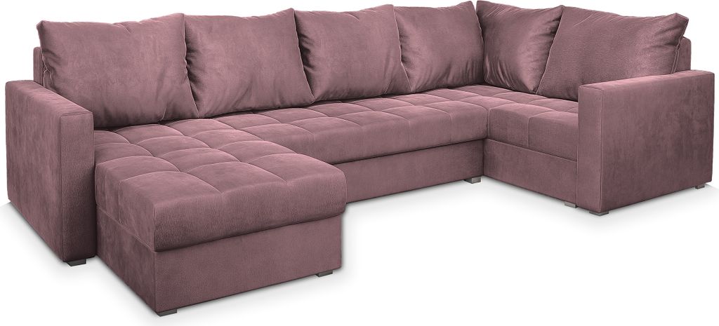 Masseno Ecksofa LORIVO R-S mit Schlaffunktion U-Form, Sofa Produktbild 