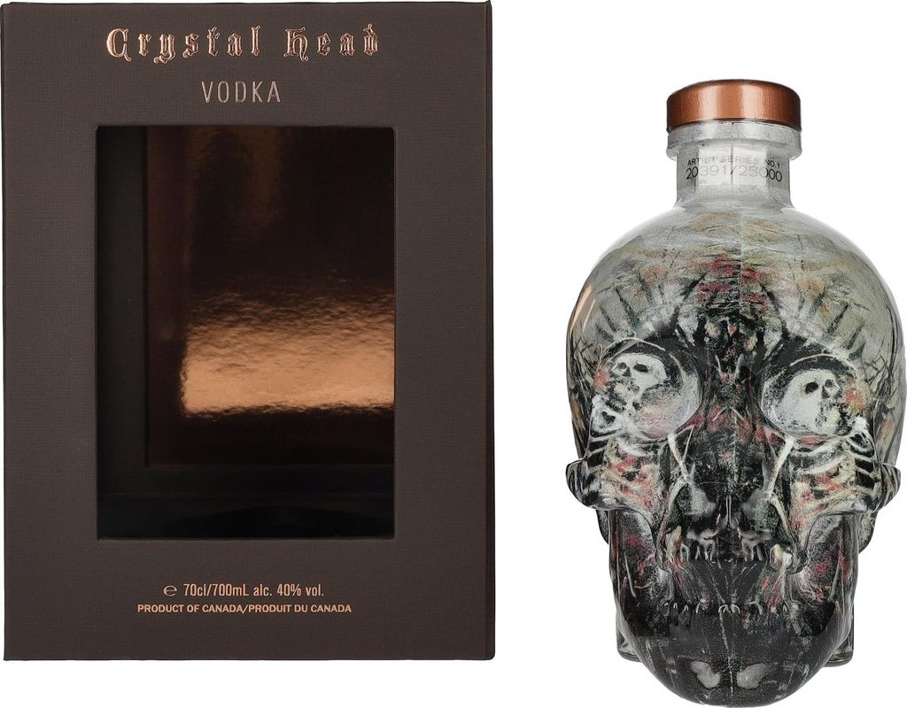 Crystal Head Vodka John Alexander Artist Series 40% Vol. Produktbild 
