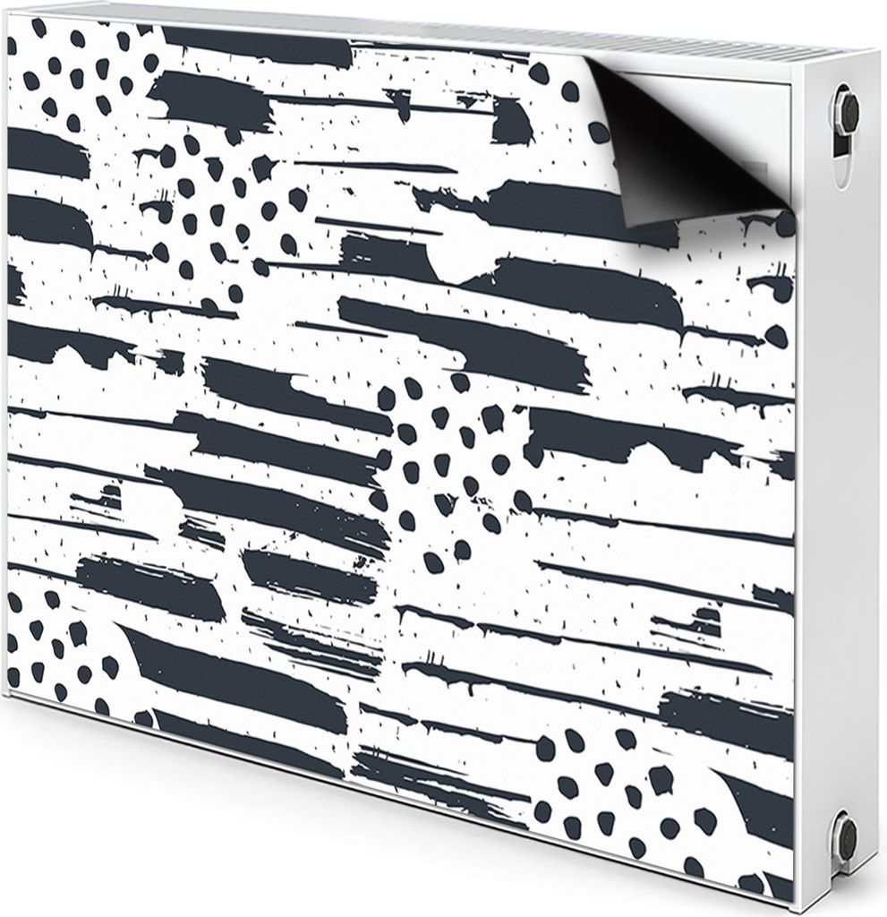 Magnet Radiator Magnet Mat Heizkörperverkleidung Heizkörper-Abdeckung Heizung 90x60 cm - Abstraktes Gemälde