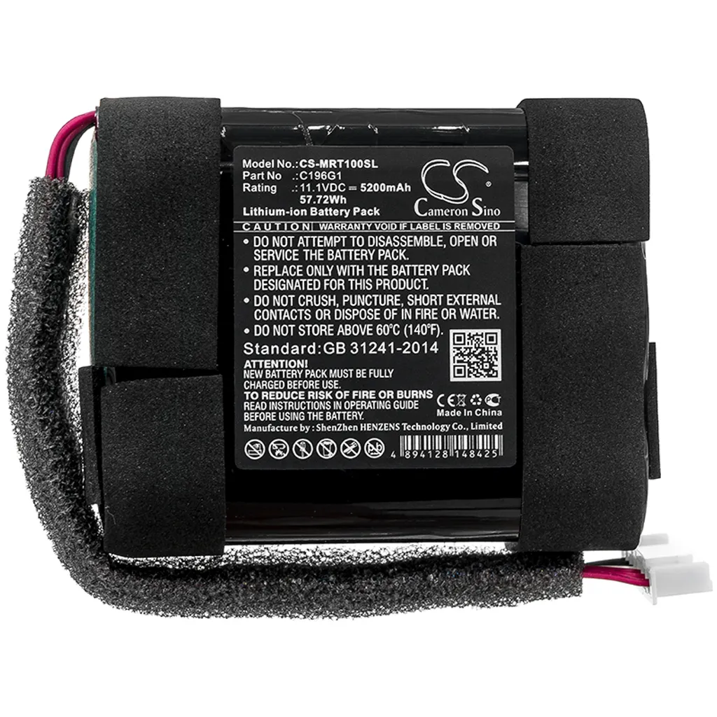 Batteria Marshall Tufton C196G1 TECHTEK - Upgrade Autonomia 6800mAh