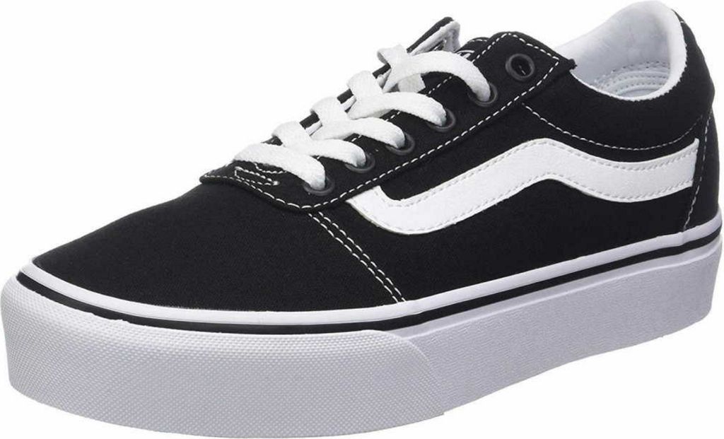 Vans WM Ward Platform Leinenschuh Schwarz Produktbild 