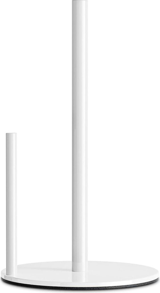 Küchenrollenhalter - Edelstahl - Weiß - 1 Stück