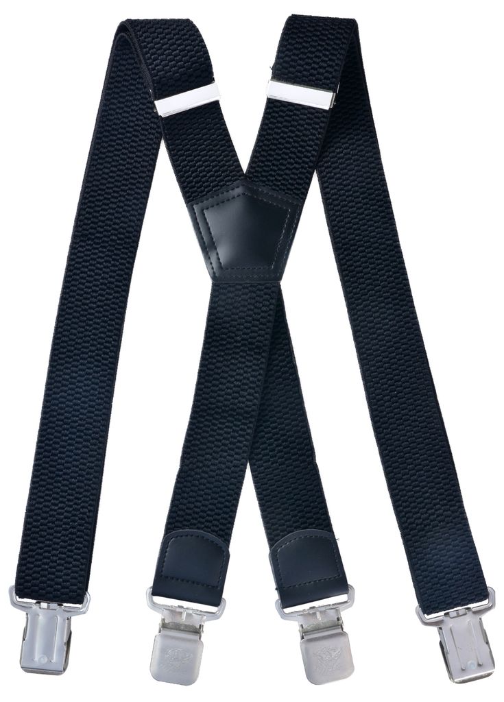 Hosentraeger X From breit  schwarz Produktbild 