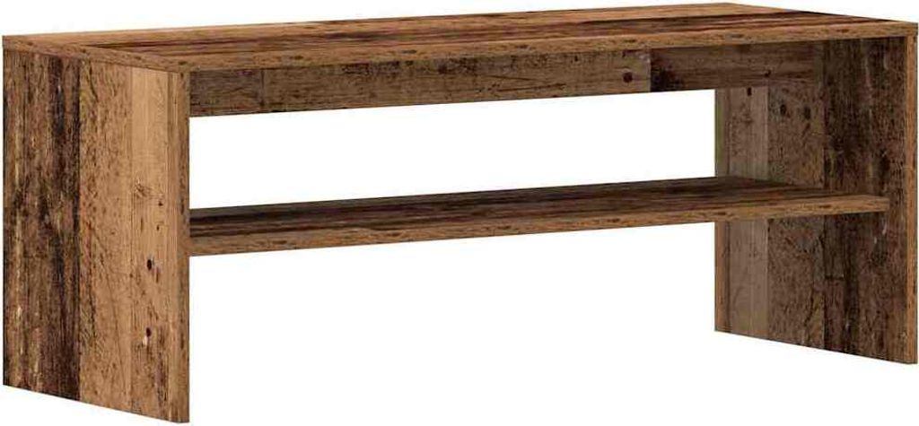 vidaXL TV-Regal Altholz-Optik 100x40x40 cm Holzwerkstoff