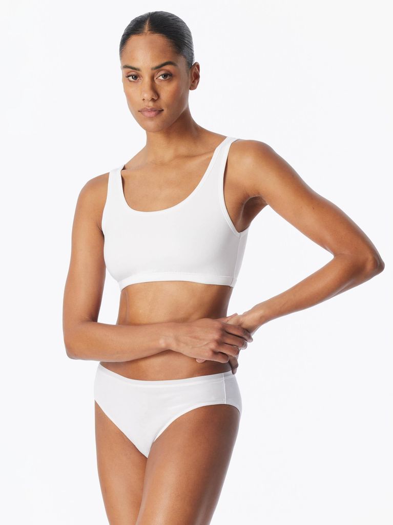 Schiesser Damen 2 er Pack Bustier Gr. S  weiss Produktbild 