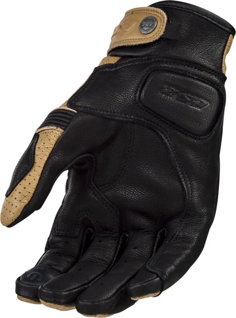 Gants LS2 Duster cuir marron XL avec protections phalanges intégrées