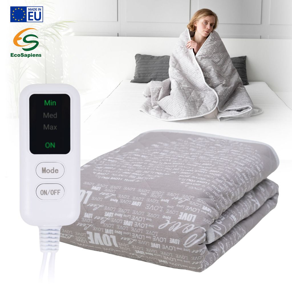 EcoSapiens Koc elektryczny Mata grzewcza 150 x 90 cm Zdjęcie produktu 