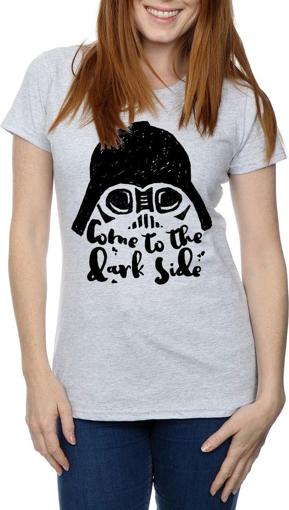 Star Wars - "Come To The Dark Side" T-Shirt für Damen BI41141 (XL) (Weiß)