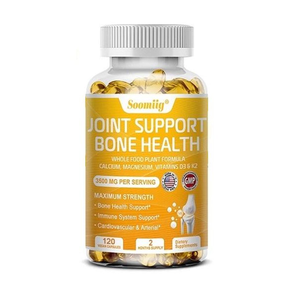 Joint Support Bone Health + Calcium & Vitamin D3 (120 Kapseln) Gelenke, Knochen, Muskeln, Gelenkgesundheit, Immunsystem