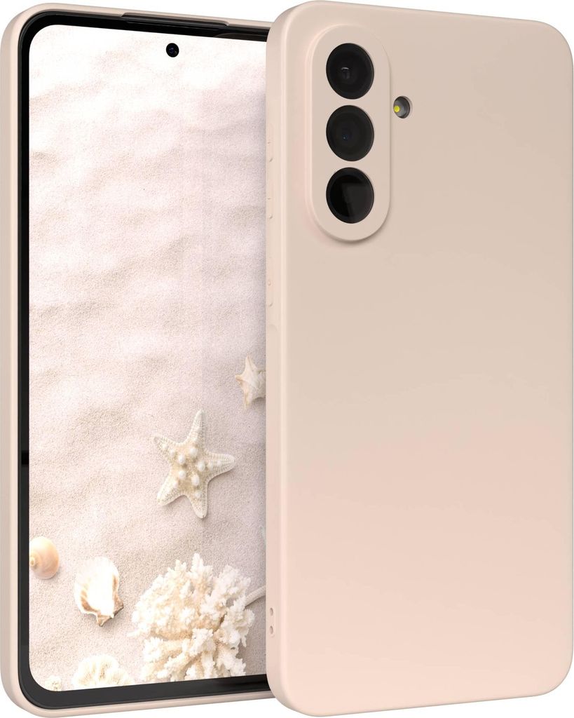 EAZY CASE - TPU Hülle für Samsung Galaxy A36, TPU Case stoßfeste Handyhülle, weiches Cover mit Kameraschutz, Silikonhülle in Natur