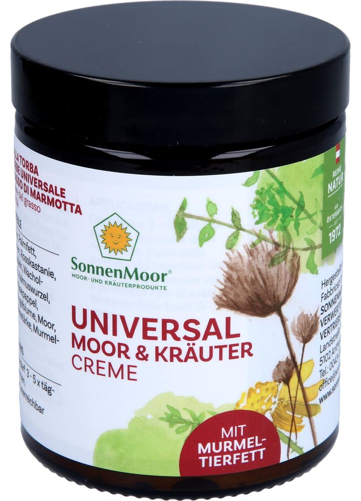SonnenMoor Universal Moor & Kräuter Creme, 140 g Creme Produktbild 
