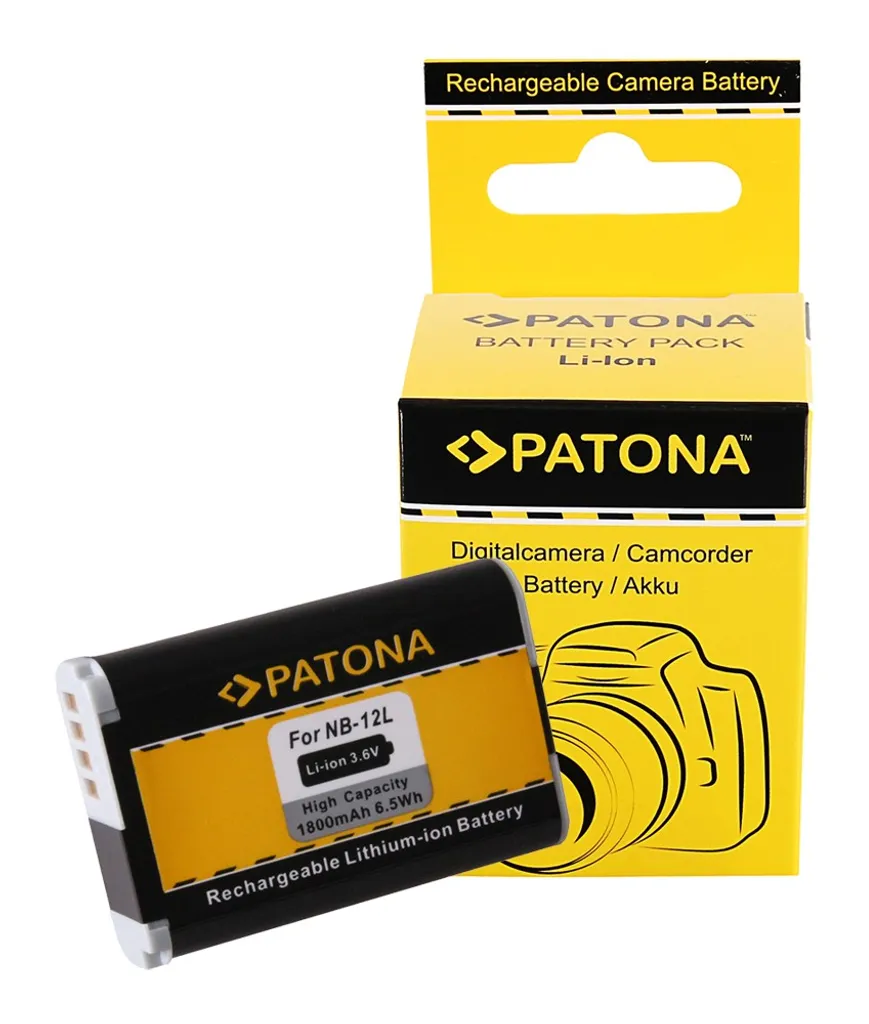Batterie Li-ion NB-12L Haute Capacité pour Canon Legria Mini X PowerShot