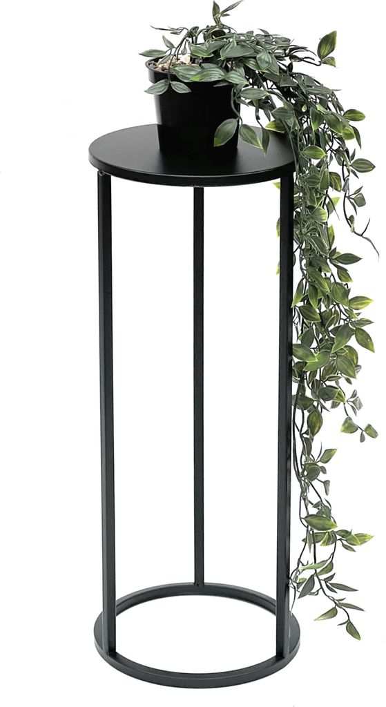 DanDiBo Flower Stool Metal Black Round 50 cm Flower Stand Obrázek produktu 