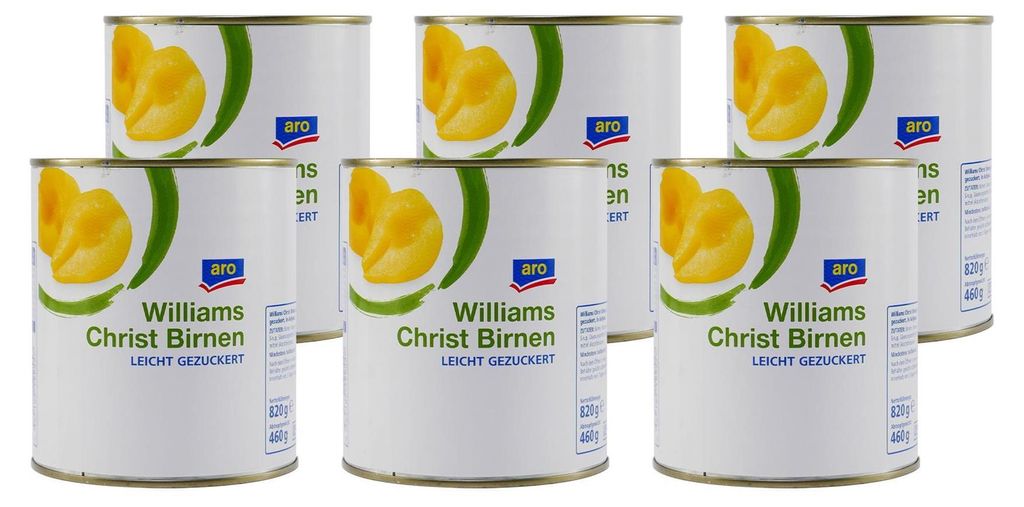 aro Williams-Christ-Birnen (12 x 820g)
