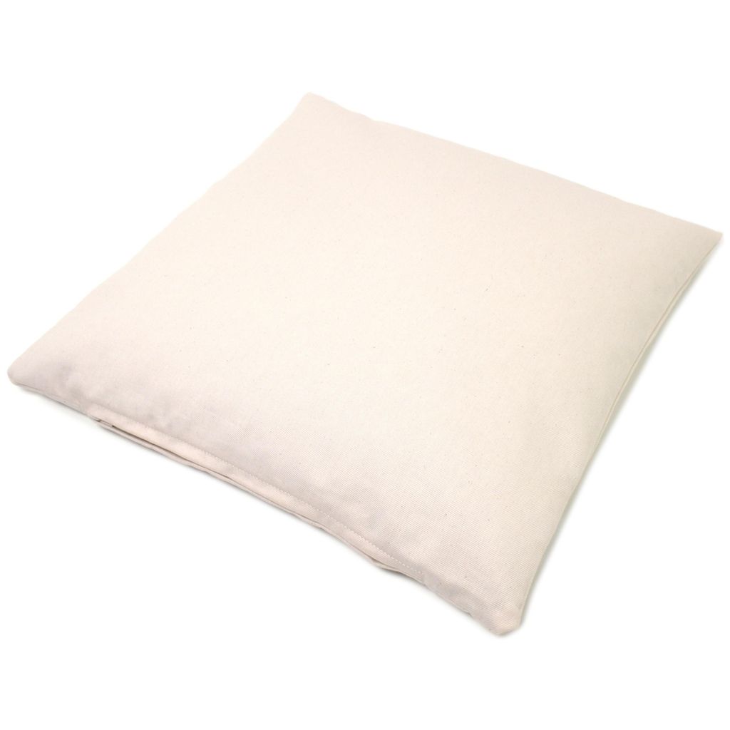 Zirbelkissen 40x40cm Baumwolle rohweiß, direkt befüllt - Zirbenkissen