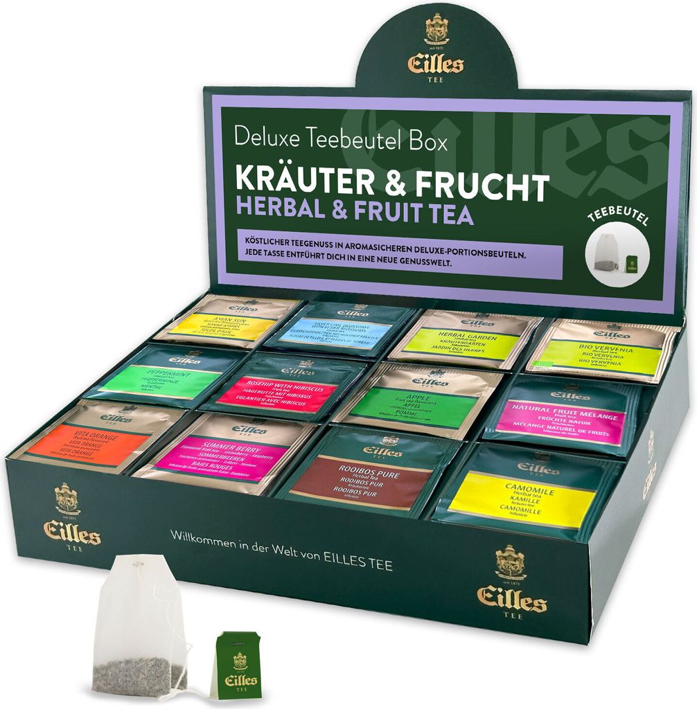 KRÄUTER & FRUCHT Mischbox mit 12 Sorten EILLES Deluxe Produktbild 