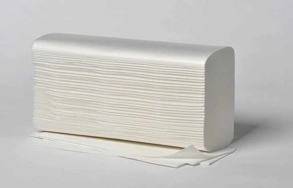 Essuie-mains pour distributeur pliage en W 2 plis blanc 15x124 feuilles
