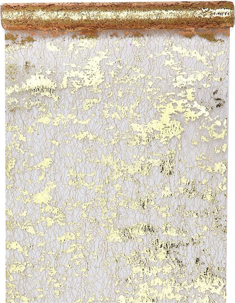 Tischläufer Fantasie gold 28 cm x 5 m Produktbild 
