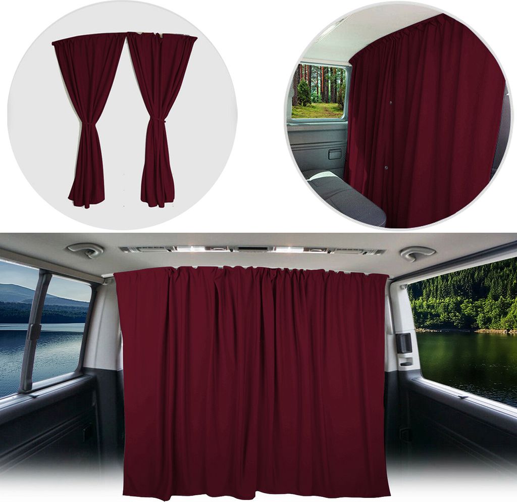 Fahrerhausabtrennung für VW Caddy 3 in Weinrot