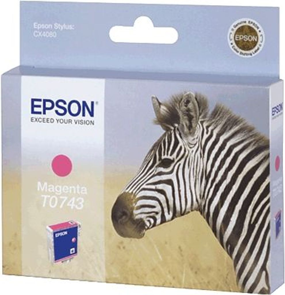 Epson T0743 - Inktcartridge / Magenta (5,2 ml)