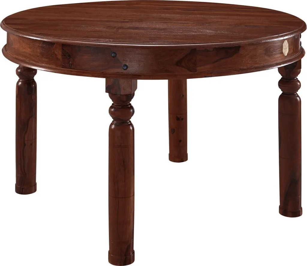 Table robuste en bois massif contre les rayures 100x100 Acacia