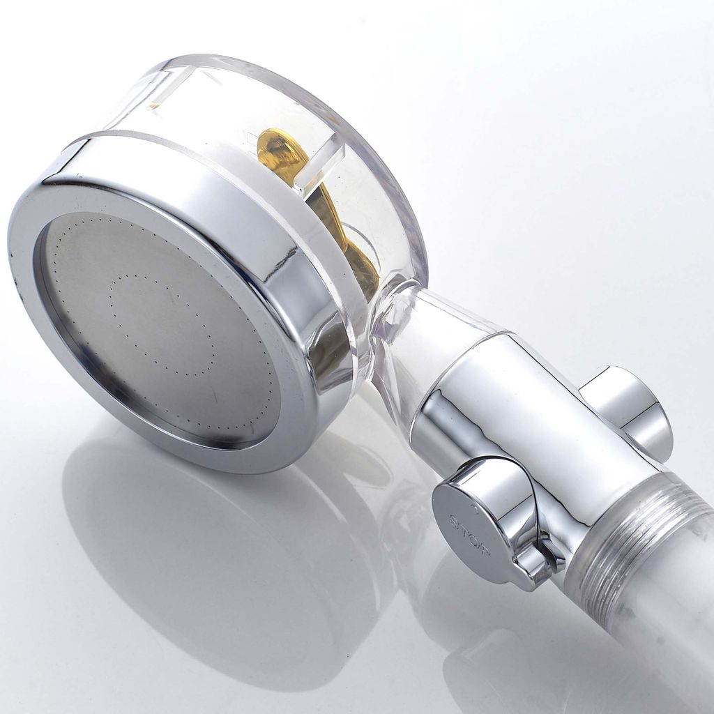 Duschkopf Mit Austauschbarem Filter – Wassersparende Handbrause, 8 Cm Ø, Mit Ionen-Filter Für Weicheres Wasser