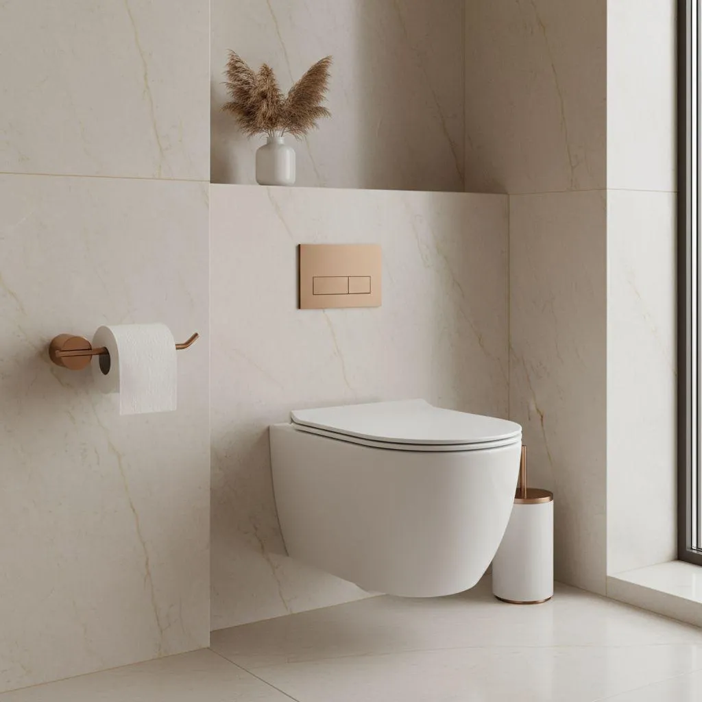 Porta Carta Igienica In Corda Di Iuta E Legno, Stile Vintage A Goccia – Installazione Senza Fori Con Adesivo O Viti, Per Bagno, Cucina, WC, Marrone