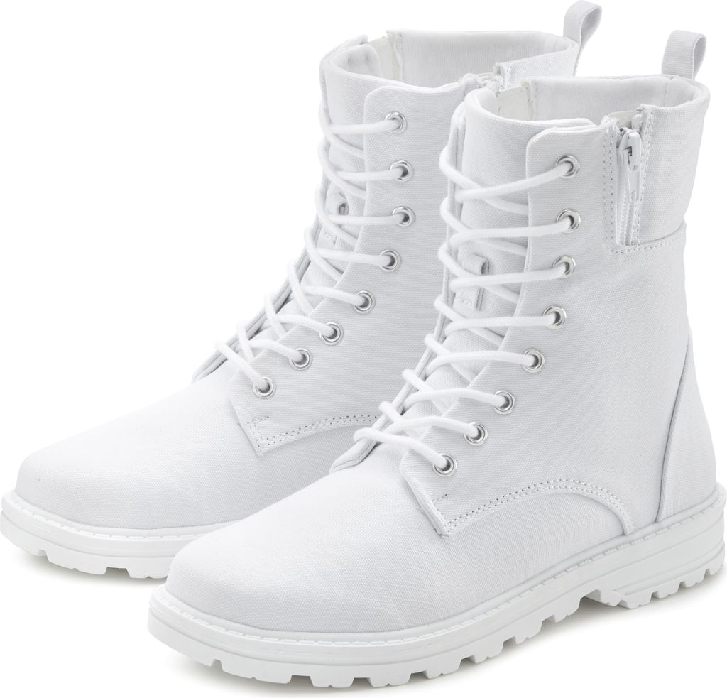 LASCANA Stiefelette weiß Größe 37