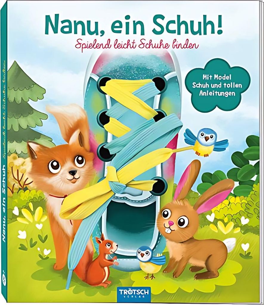 Trötsch Nanu, ein Schuh Schnürsenkelbuch: Kniha na cvičenia Obrázok produktu 