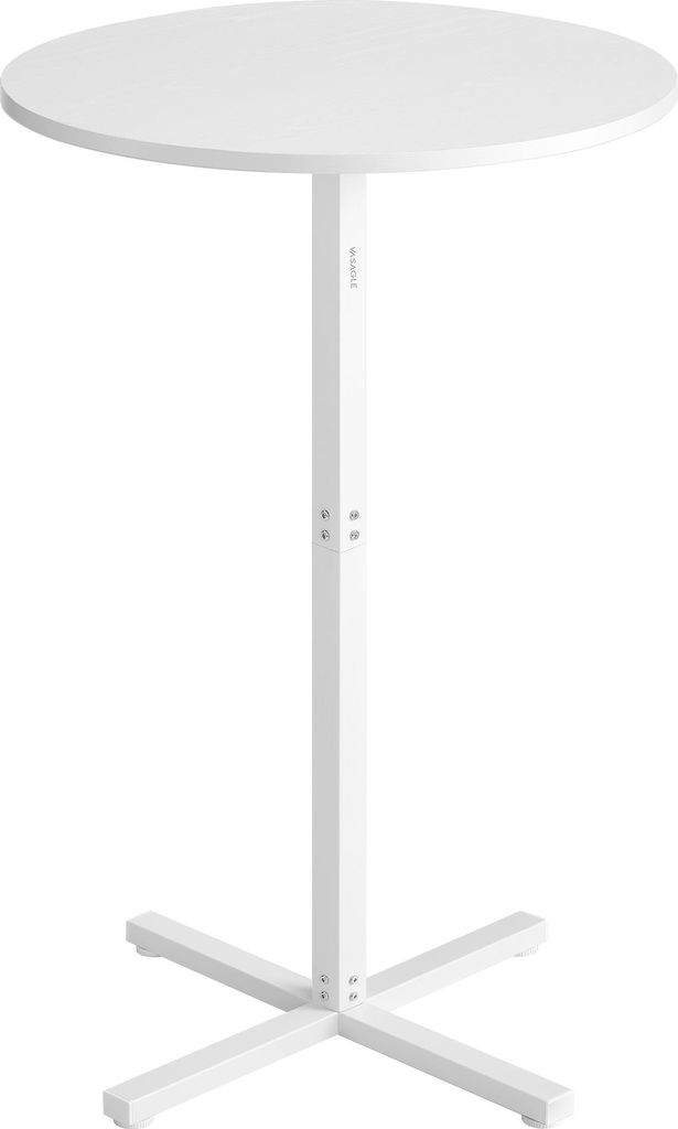 Barový stůl, jídelní stůl, vysoký stůl, kovový rám, 60 x 60 Obrázek produktu 