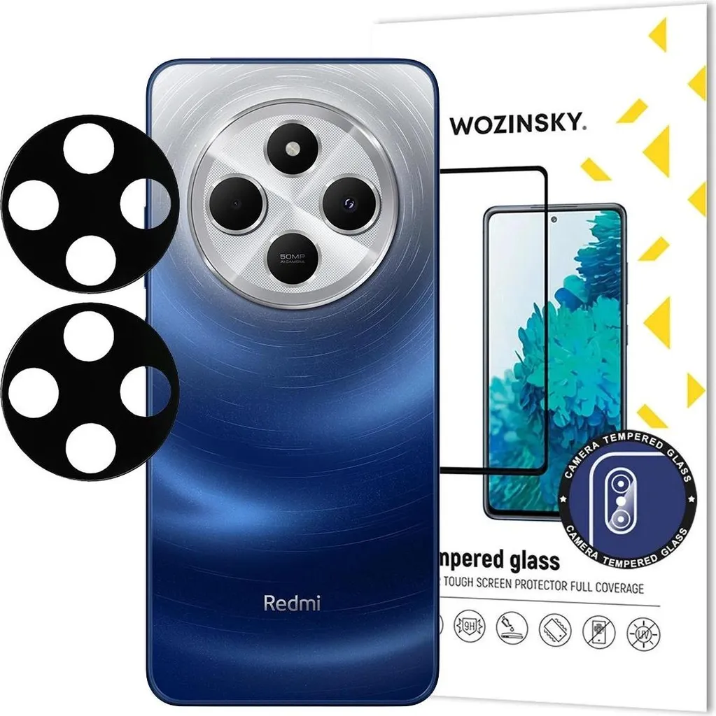 Wozinsky Kit 2 Vetri Fotocamera Xiaomi Redmi 14C 5G - Anti-Urto